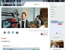 Tablet Screenshot of csangoradio.ro